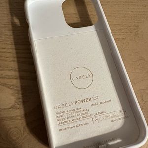 IPhone 12 Pro Max Casely battery cases — used once & then upgraded phone.